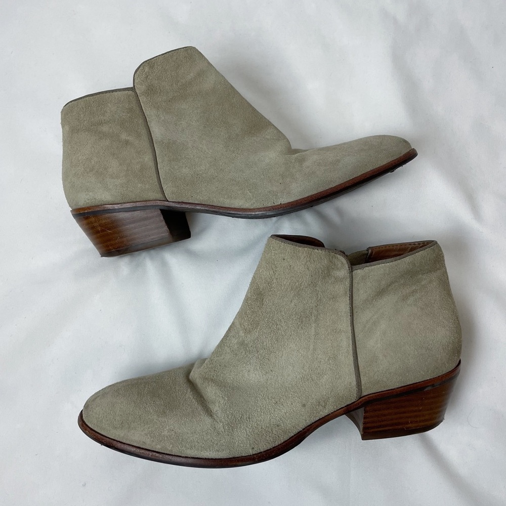 Sam Edelman suede Petty taupe ankle boots